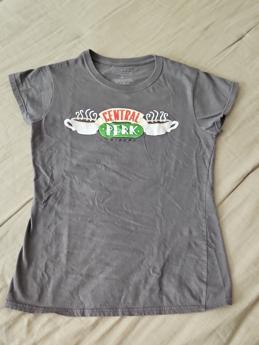 FRIENDS Logo Crewneck Tee - Gray